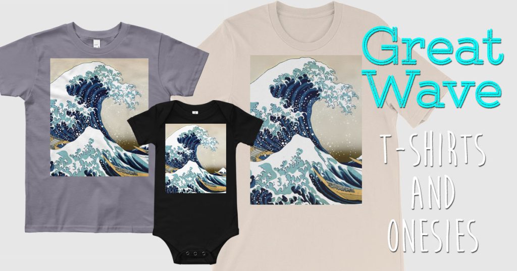 The Great Wave off Kanagawa: T-Shirts & Onesies • Yélo Pomélo