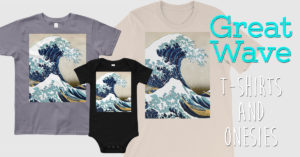 Read more about the article The Great Wave off Kanagawa: T-Shirts & Onesies