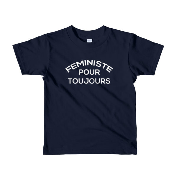 Feministe Pour Toujours Kids T-Shirt - Navy