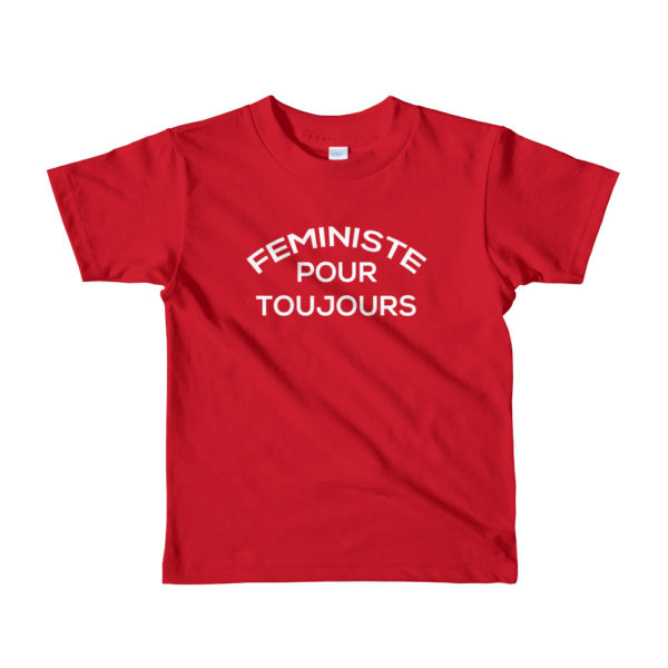 Feministe Pour Toujours Kids T-Shirt - Red