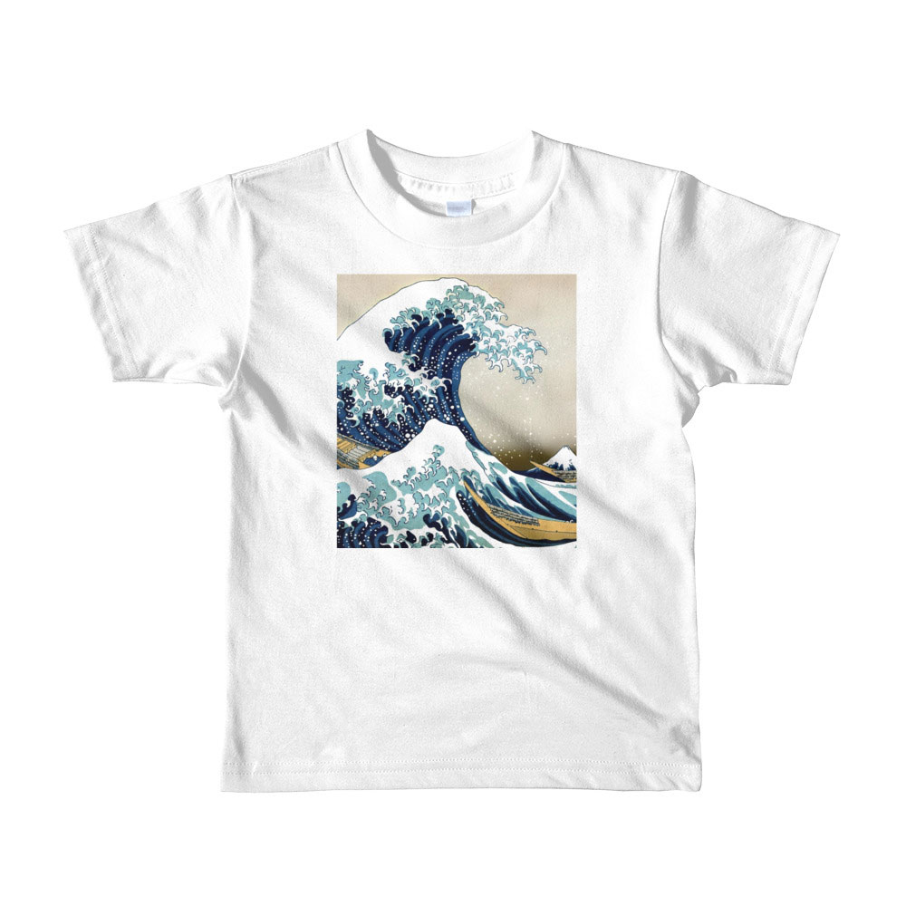 The Great Wave T-Shirt for Kids (Ages 2-6) - White