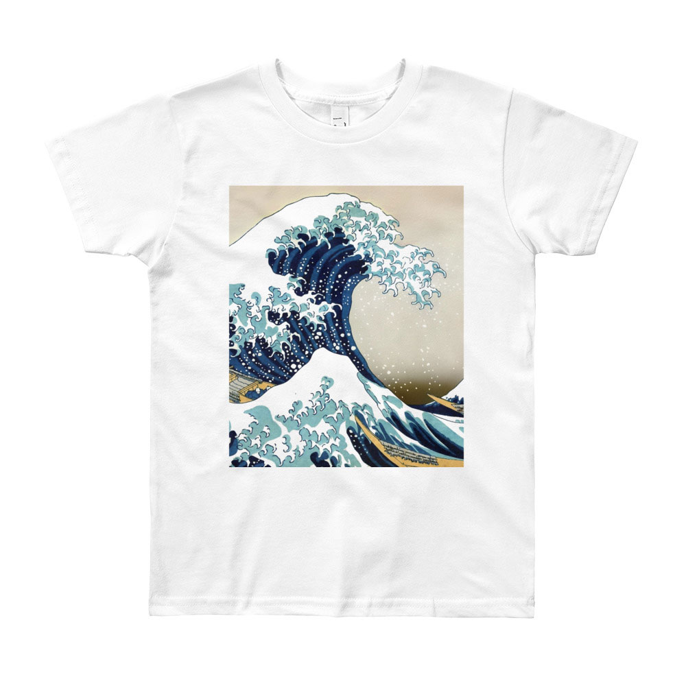 The Great Wave T-Shirt for Kids - White