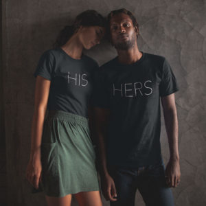 Minimalist HIS & HERS Couples T-Shirts