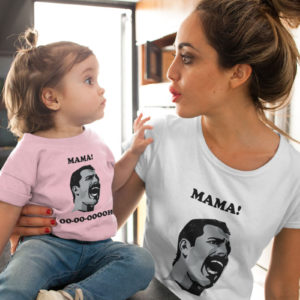 Freddie Mercury Bohemian Rhapsody Tee & MAMA toddler tee