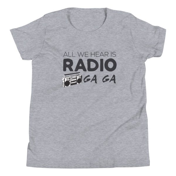 Radio Gaga Kids Tee - Heather Grey