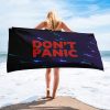 Don't Panic Towel - galactic style
