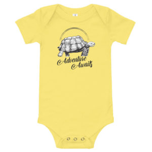 Adventure Awaits Turtle Baby Bodysuit