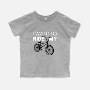 I Want To Ride My BMX Bicycle Kids Tee