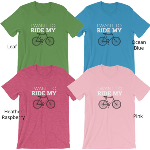 I want to ride my bicycle Queen shirt - colors 1