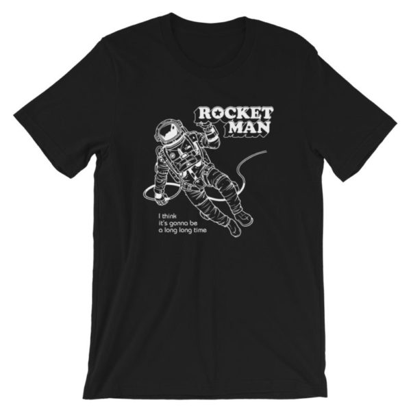 rocketman t-shirt black