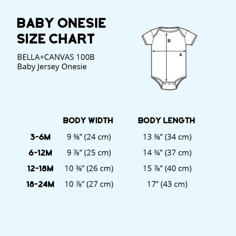 Onesie Size Chart
