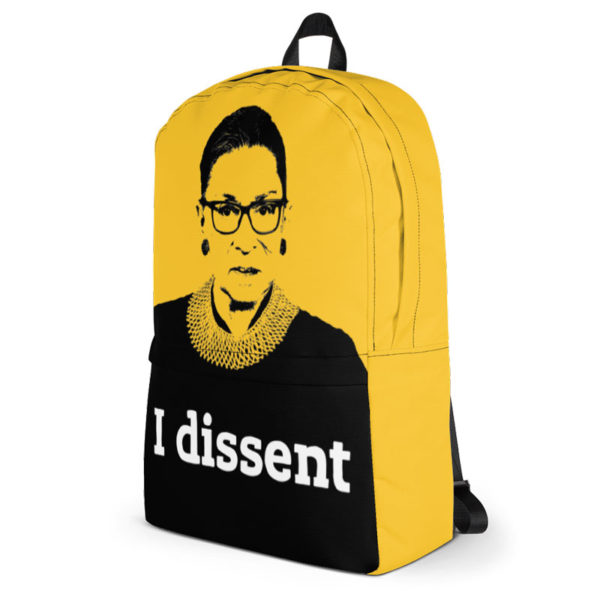 RBG backpack - yellow side view