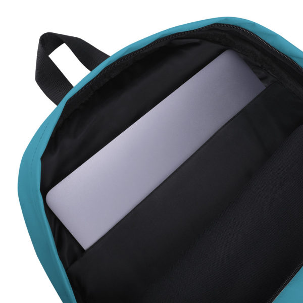 turquoise laptop backpack
