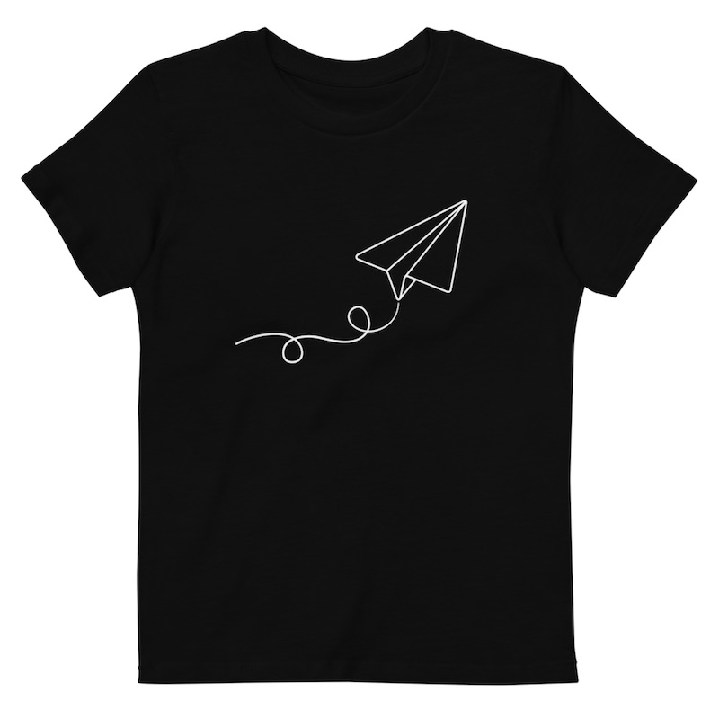 Paper Plane USA Paper Airplane T-Shirt Unisex T-shirt