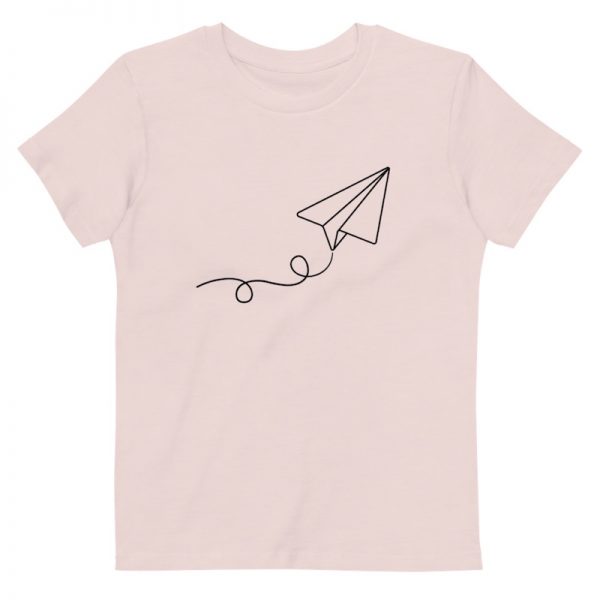 Kids Paper Plane Shirt - Candy Pink