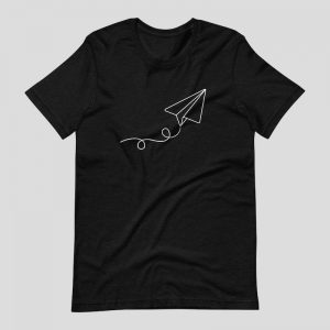 Minimalist Paper Plane Shirt