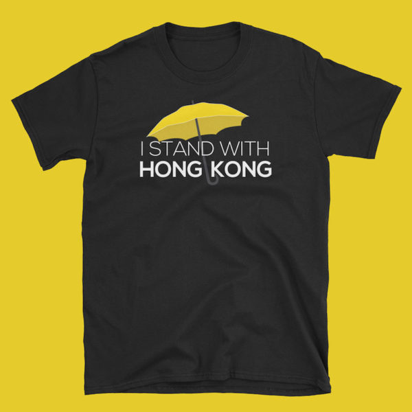 I Stand With Hong Kong Yellow Umbrella Shirt