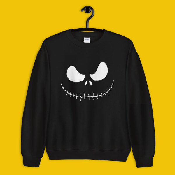 Nightmare Before Christmas Jack Skellington Sweatshirt - Black
