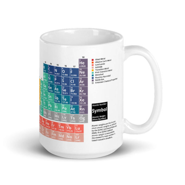 Periodic Table Mug - 15 oz right