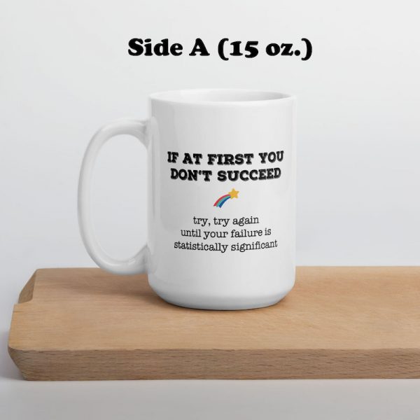 If At First You Don't Succeed Mug - 15 oz left