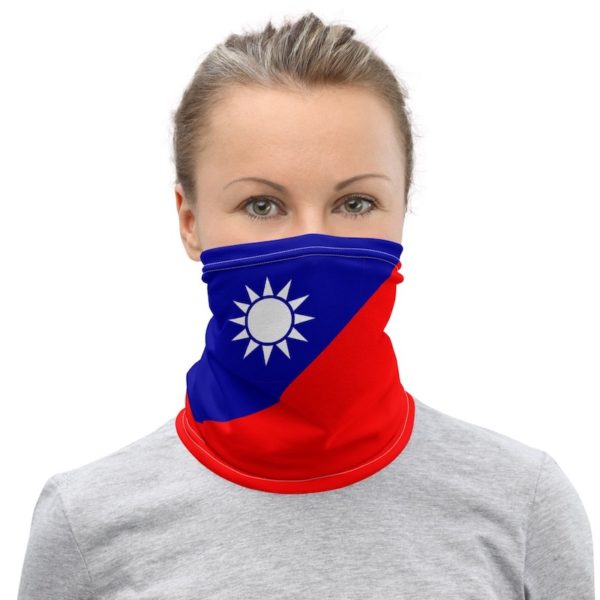 Taiwan Flag Neck Gaiter