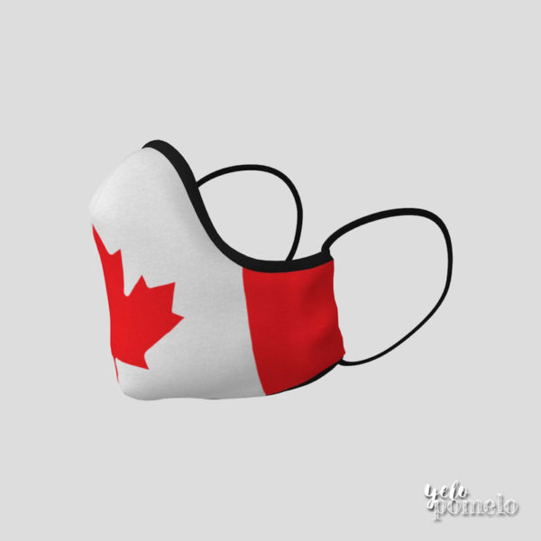 Canada Flag Face Mask - left