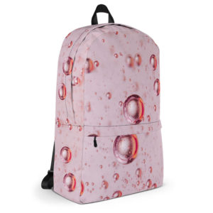 Pink Champagne Bubbles Backpack