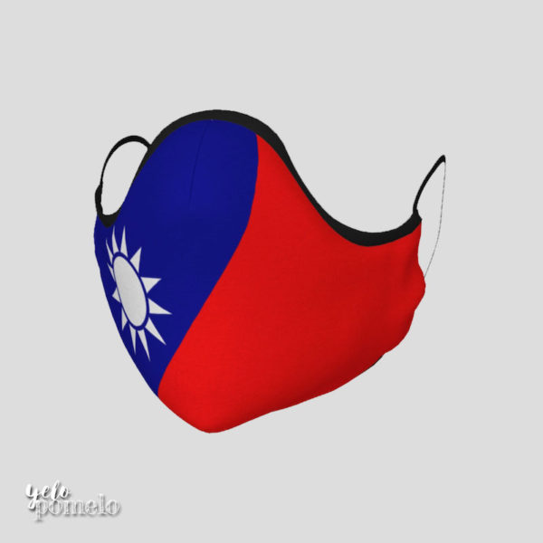 Taiwan Flag Face Mask - front