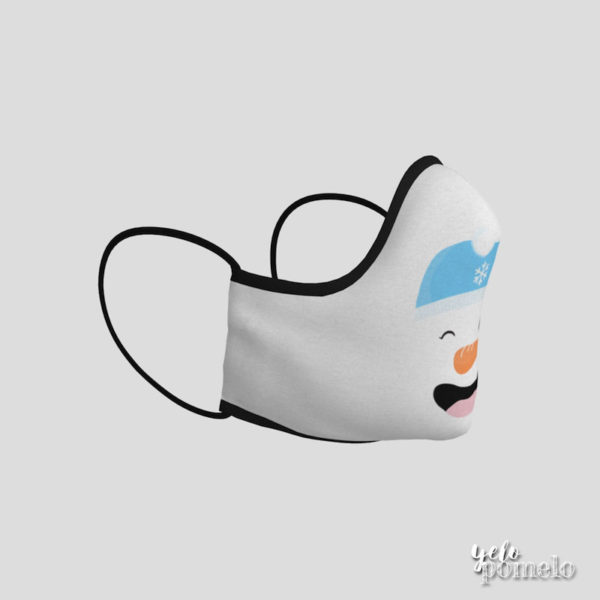 Kids Snowman Face Mask - right