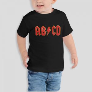ABCD T-shirt pour enfants fans AC/DC