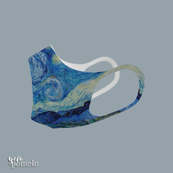Starry Night Face Mask - left