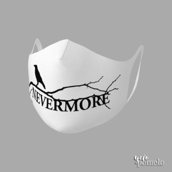 The Raven Nevermore Face Mask