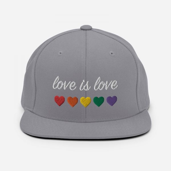 Love Is Love Hat - Silver