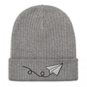 Paper Plane Beanie (Recycled Material)