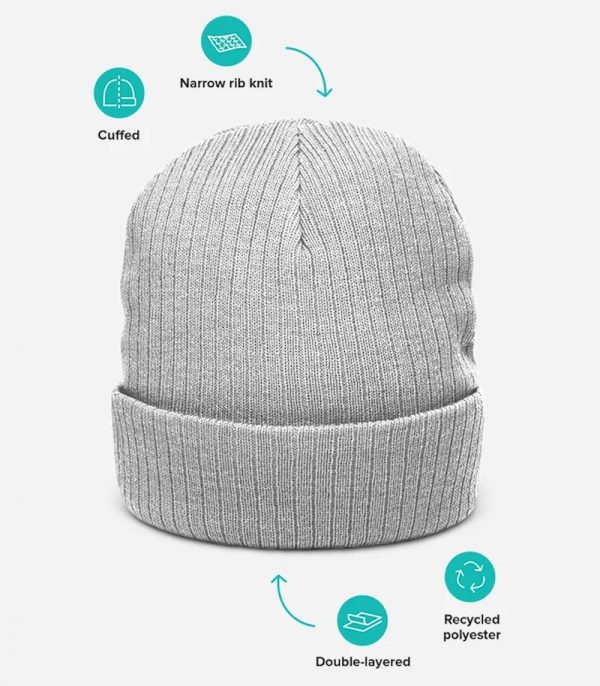 recycled beanie features