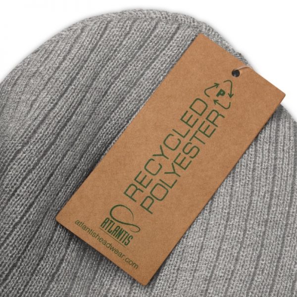 recycled beanie tag