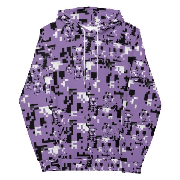 Anti Facial Recognition Hoodie - purple