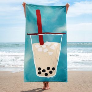 Bubble Tea Beach Towel