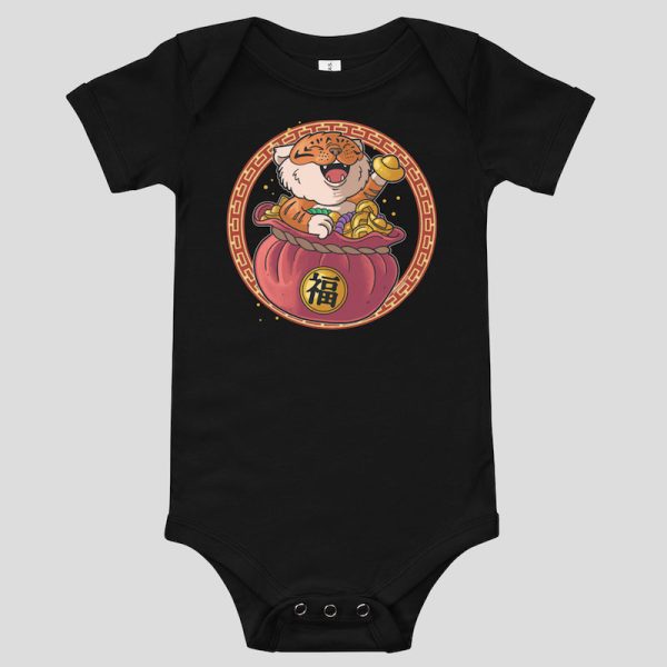 Year of the Tiger Baby Bodysuit - flat