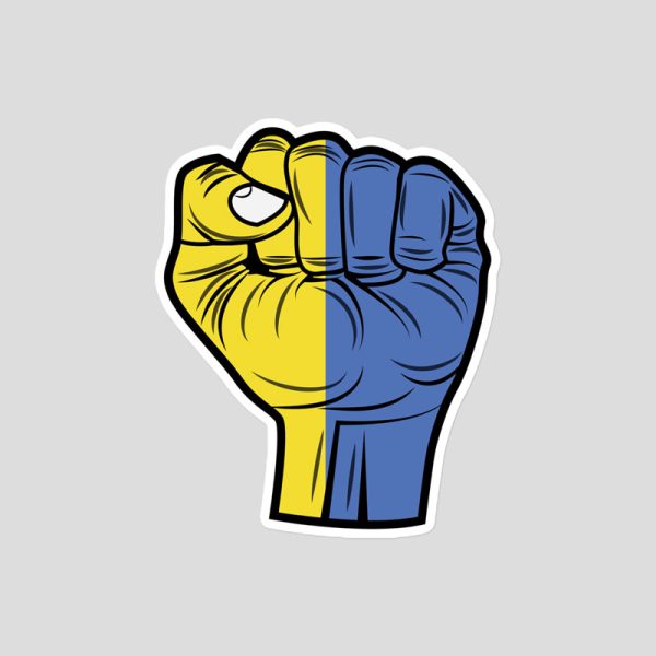 Sticker poing de l'Ukraine 3