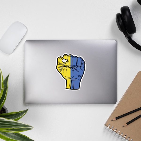 Ukraine Fist sticker 5.5"