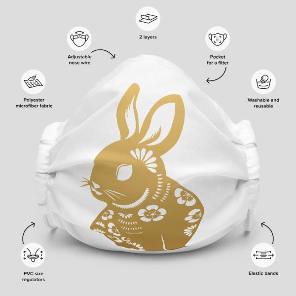 Year of the Rabbit Face Mask - features