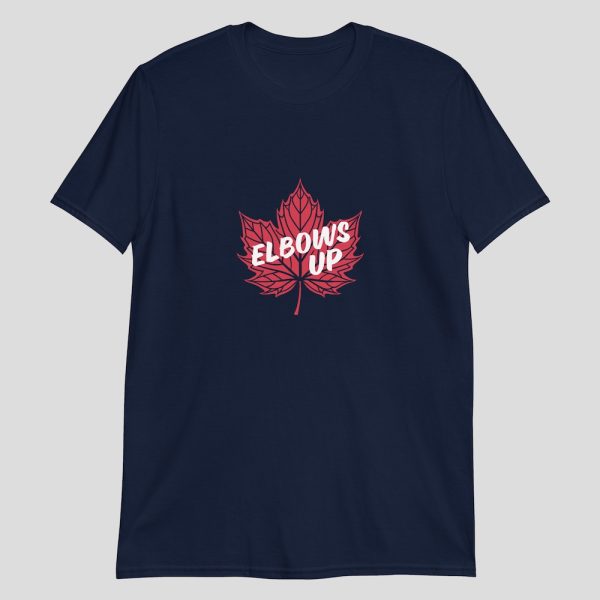 Elbows Up T-Shirt - navy