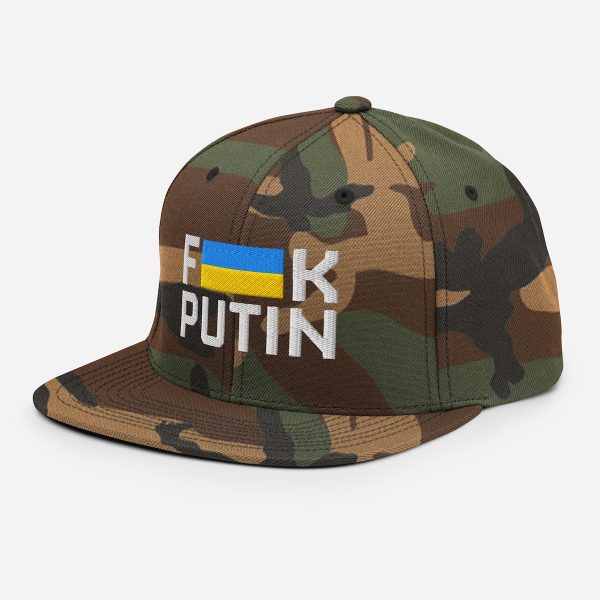 Fuck Putin Hat - Green Camo