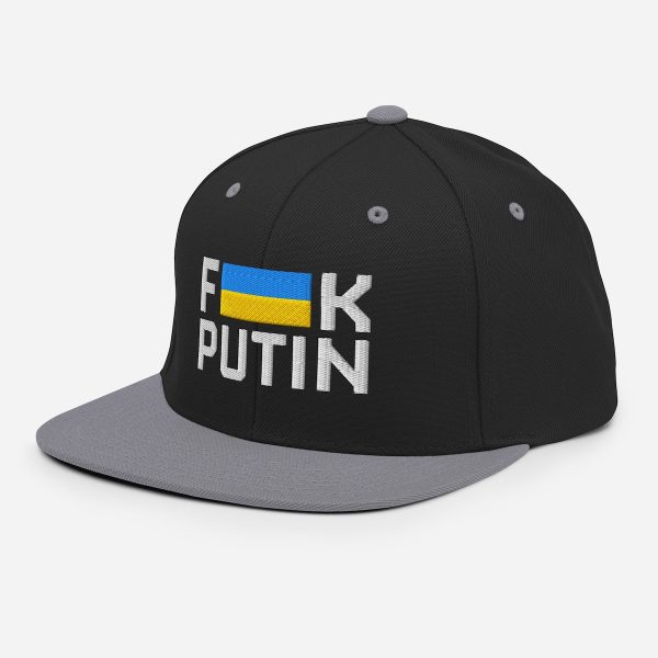 Fuck Putin Hat - Black & Silver