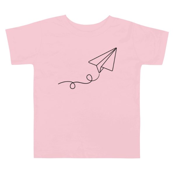 Kids Paper Plane Shirt - Pink
