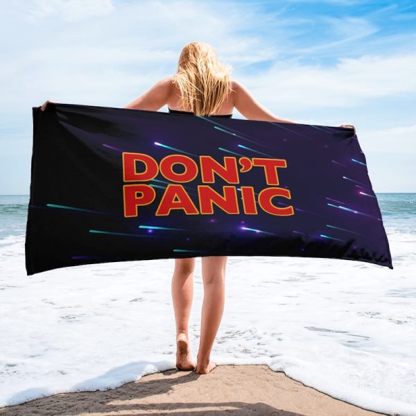 Don't Panic Towel, galactic style