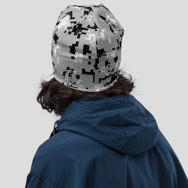 Anti-Surveillance Beanie - model, back