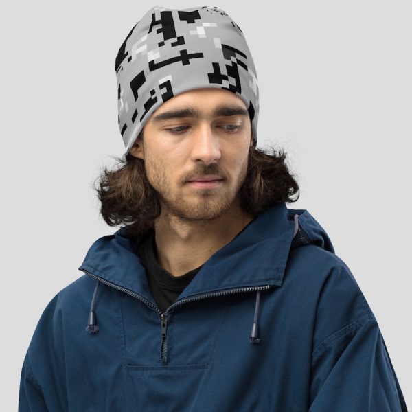 Anti-Surveillance Beanie - model, front